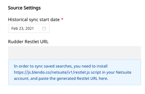 Netsuite connection settings