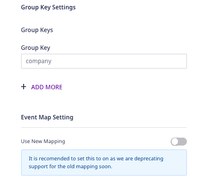 mixpanel connection settings 4