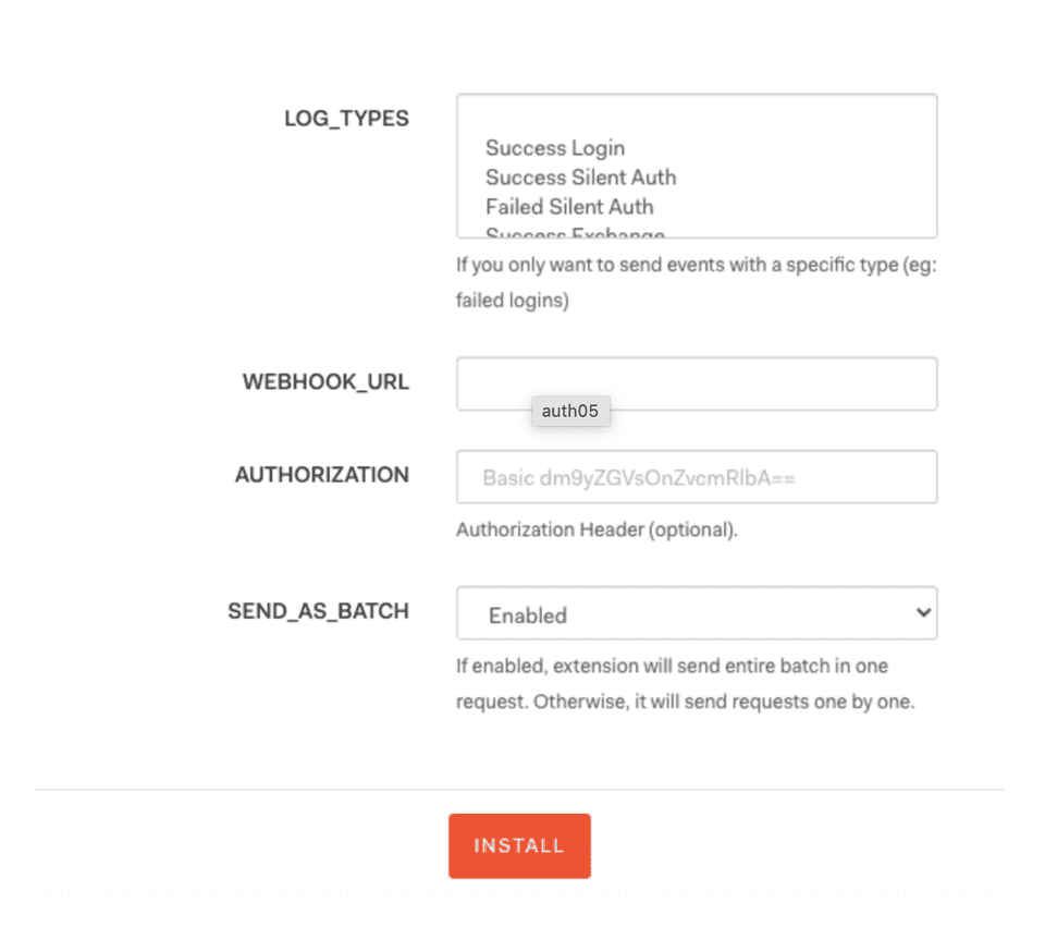 Auth0 log types