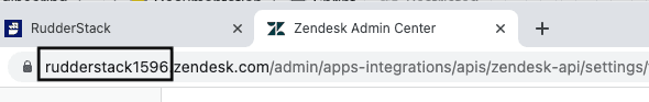 Zendesk subdomain