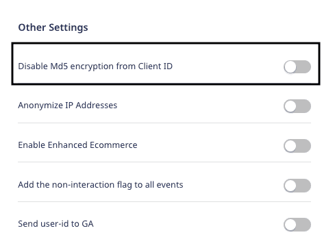 MD5 disabled