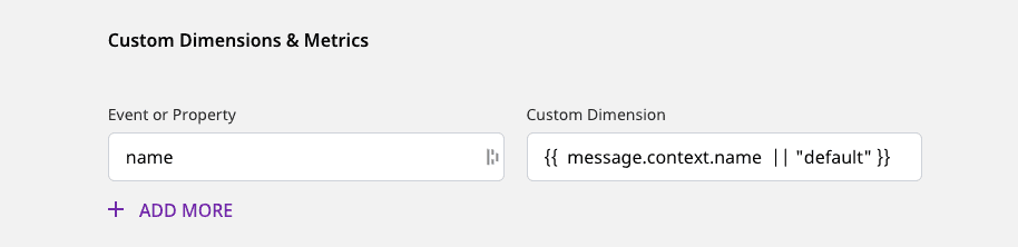 dynamic config field mapping